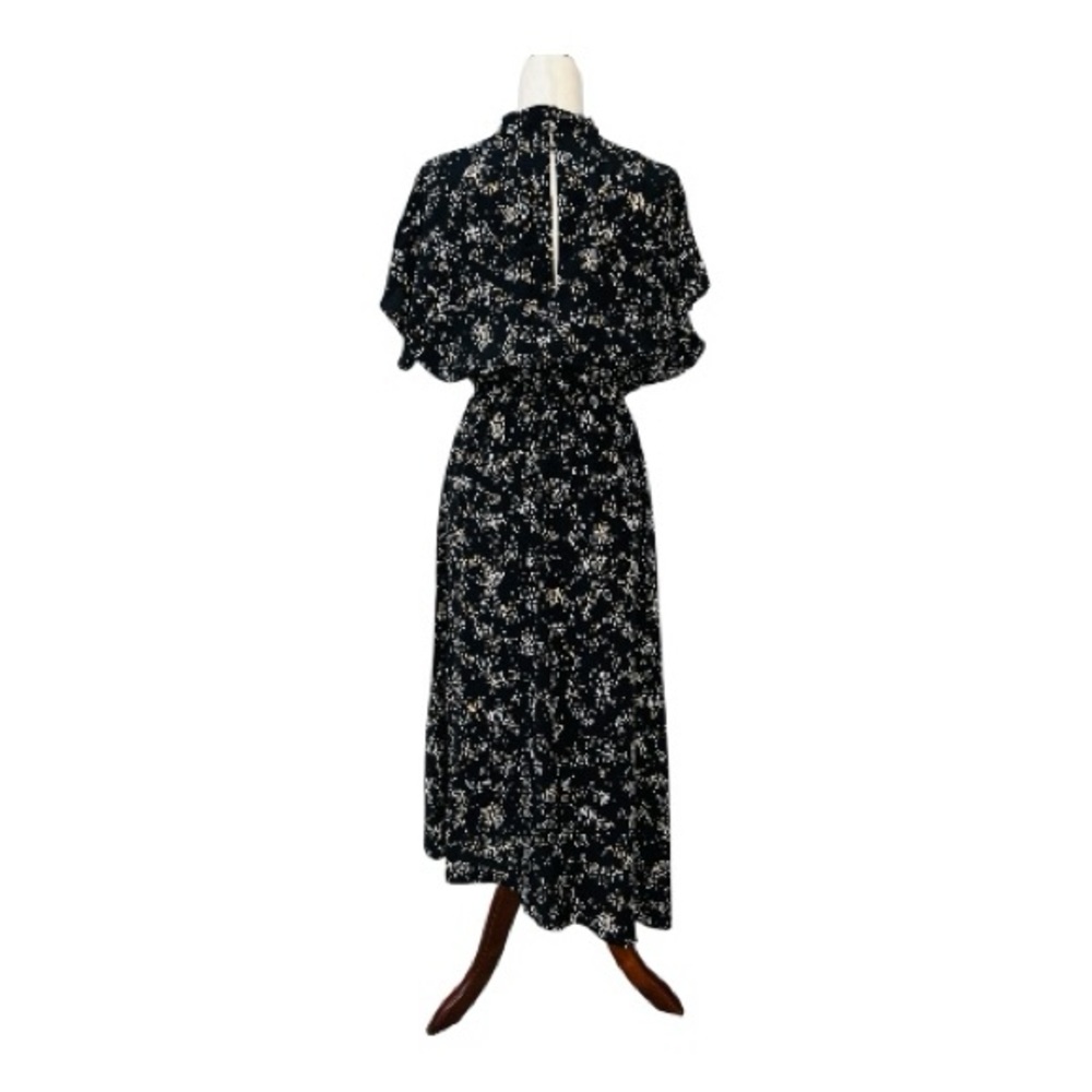 & other stories Black High-Neck Maxi Dress Size 6 - Picture 2 of 7
